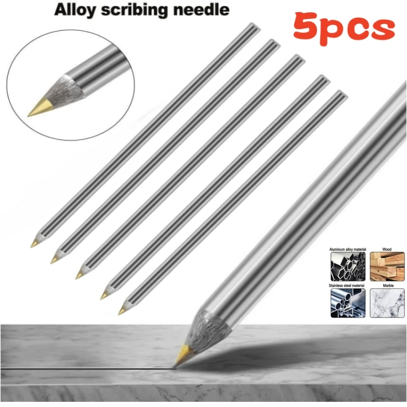 3/5Pcs Carbide Scriber Pen Alloy Scribe Pen Wood Glass Tile Cutting Marker  Woodworking Metal Lettering Hand Tool Scribing Needle - AliExpress